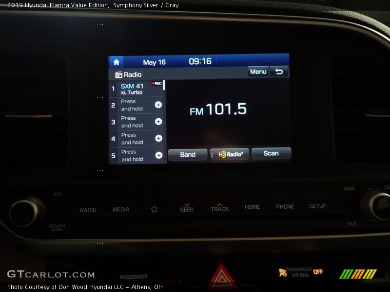 Symphony Silver / Gray 2019 Hyundai Elantra Value Edition