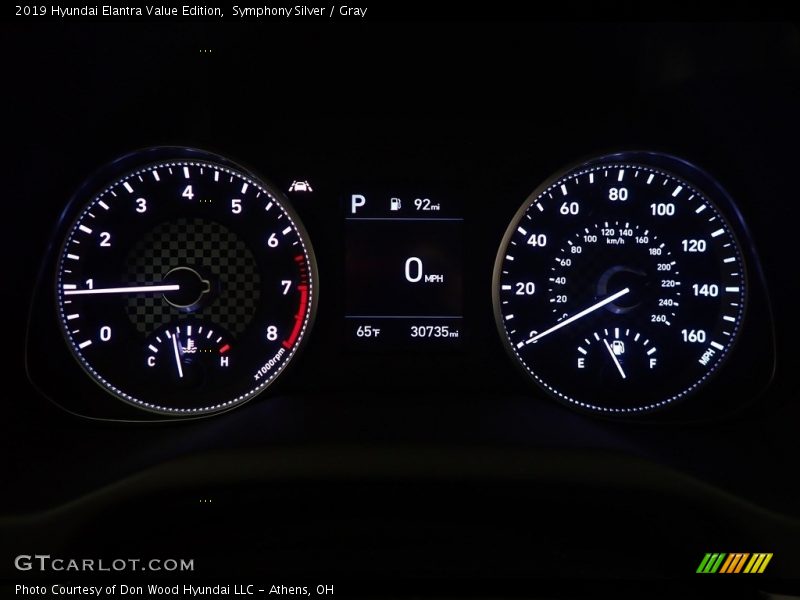 Symphony Silver / Gray 2019 Hyundai Elantra Value Edition