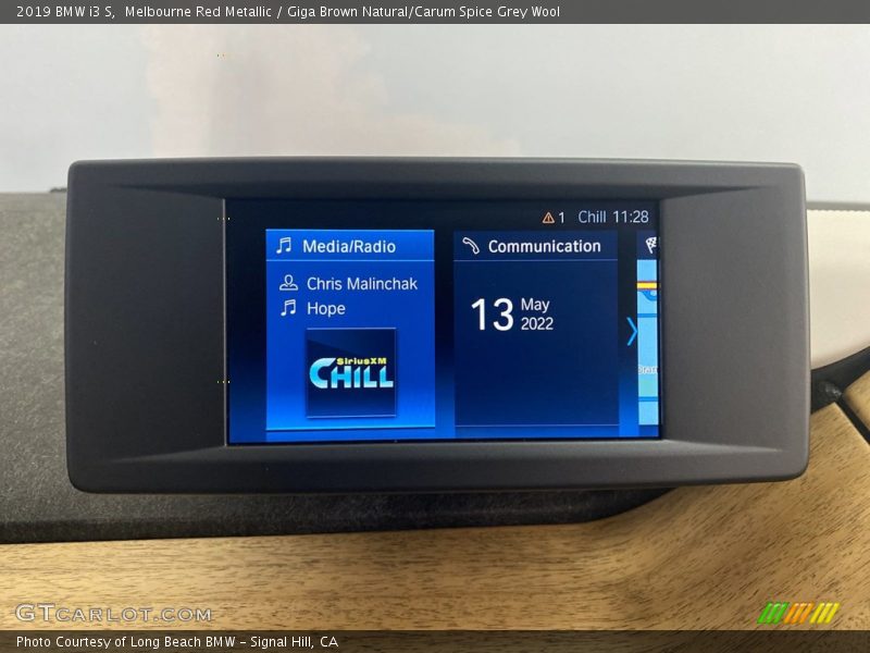 Melbourne Red Metallic / Giga Brown Natural/Carum Spice Grey Wool 2019 BMW i3 S
