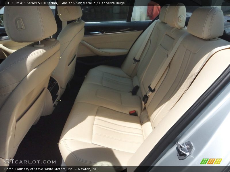 Glacier Silver Metallic / Canberra Beige 2017 BMW 5 Series 530i Sedan