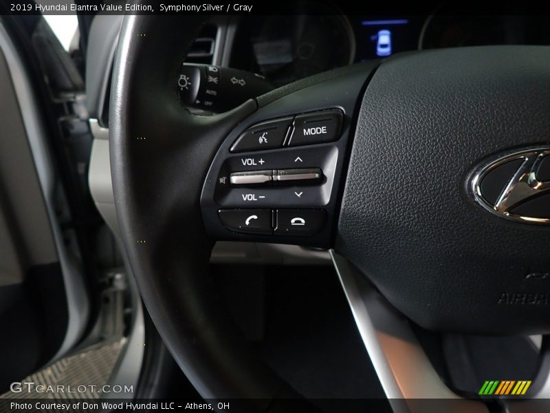 Symphony Silver / Gray 2019 Hyundai Elantra Value Edition
