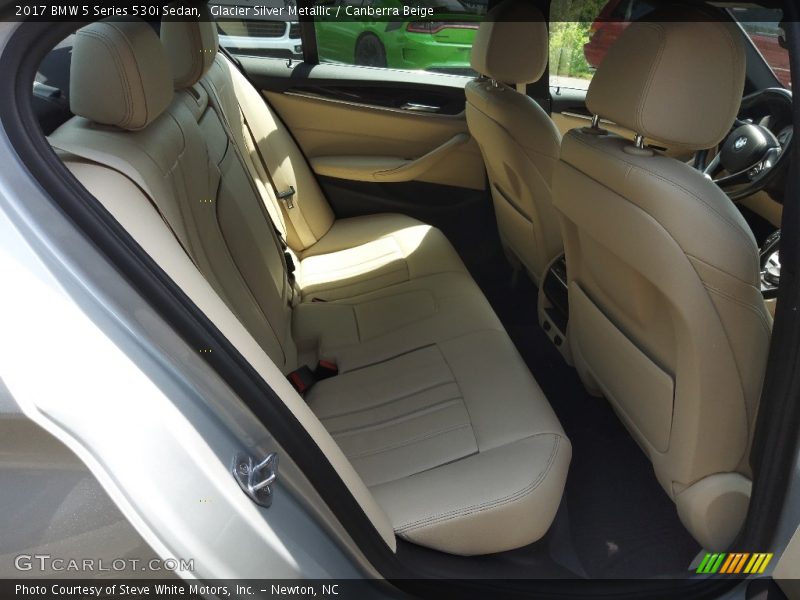 Glacier Silver Metallic / Canberra Beige 2017 BMW 5 Series 530i Sedan