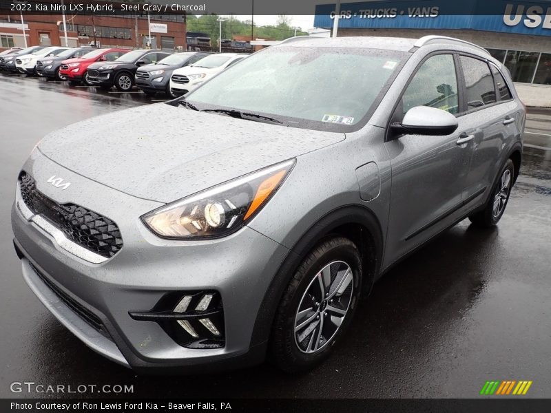 Steel Gray / Charcoal 2022 Kia Niro LXS Hybrid