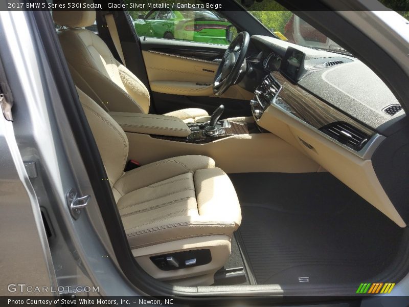 Glacier Silver Metallic / Canberra Beige 2017 BMW 5 Series 530i Sedan
