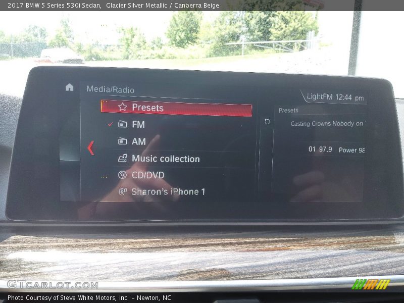 Glacier Silver Metallic / Canberra Beige 2017 BMW 5 Series 530i Sedan