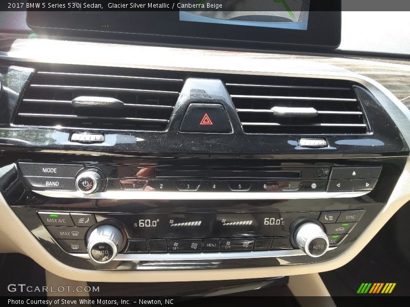 Glacier Silver Metallic / Canberra Beige 2017 BMW 5 Series 530i Sedan