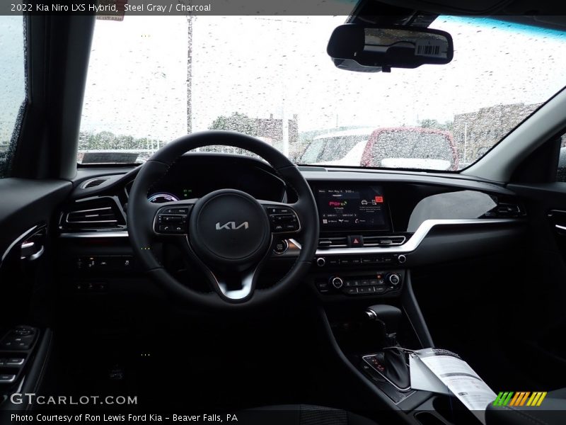 Steel Gray / Charcoal 2022 Kia Niro LXS Hybrid