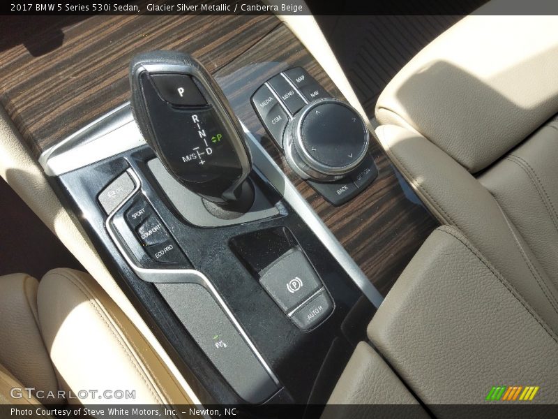 Glacier Silver Metallic / Canberra Beige 2017 BMW 5 Series 530i Sedan