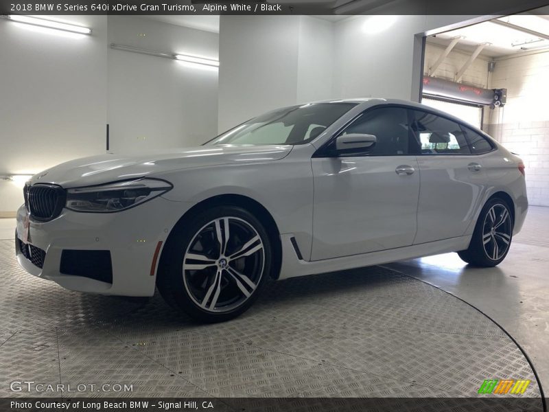 Alpine White / Black 2018 BMW 6 Series 640i xDrive Gran Turismo