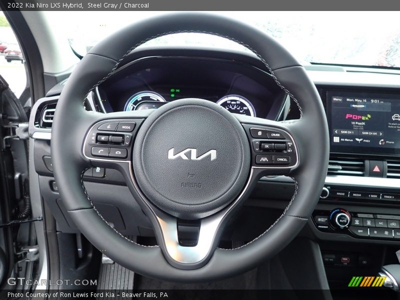 Steel Gray / Charcoal 2022 Kia Niro LXS Hybrid