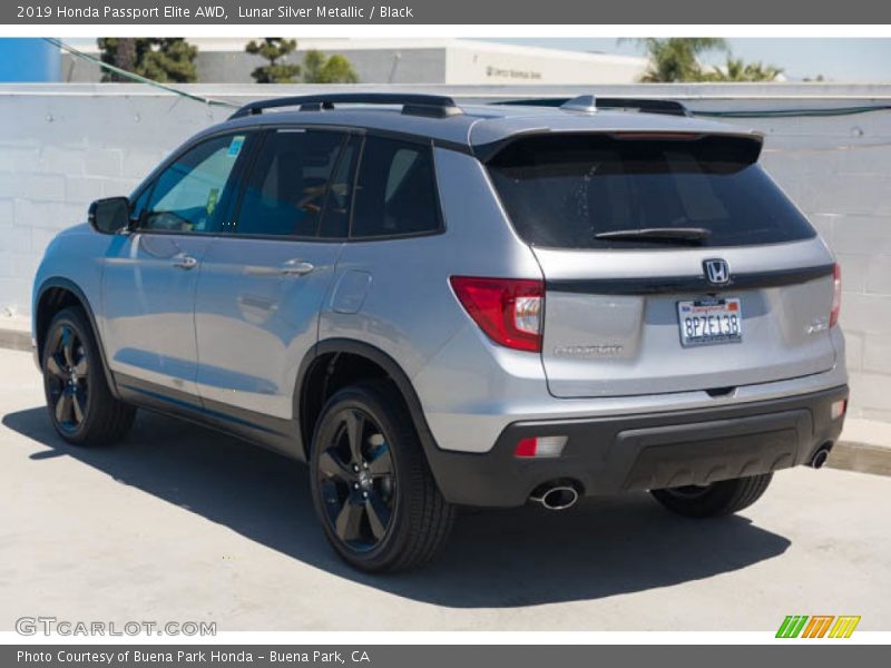 Lunar Silver Metallic / Black 2019 Honda Passport Elite AWD