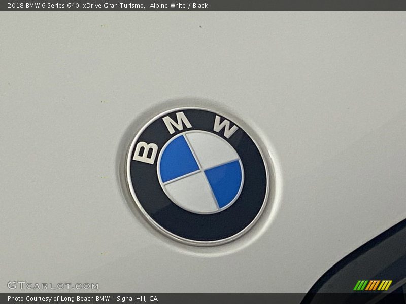 Alpine White / Black 2018 BMW 6 Series 640i xDrive Gran Turismo