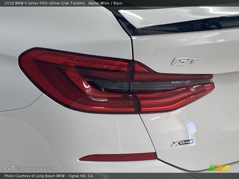 Alpine White / Black 2018 BMW 6 Series 640i xDrive Gran Turismo