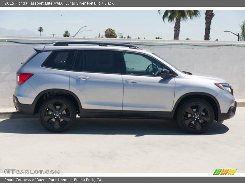 Lunar Silver Metallic / Black 2019 Honda Passport Elite AWD