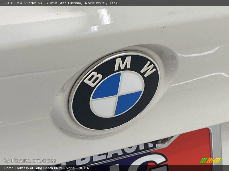 Alpine White / Black 2018 BMW 6 Series 640i xDrive Gran Turismo