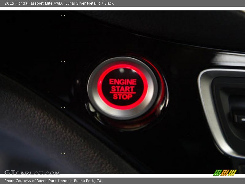 Lunar Silver Metallic / Black 2019 Honda Passport Elite AWD