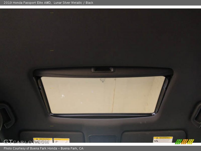 Lunar Silver Metallic / Black 2019 Honda Passport Elite AWD