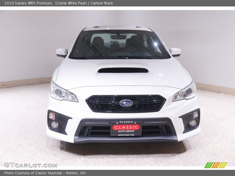 Crystal White Pearl / Carbon Black 2019 Subaru WRX Premium