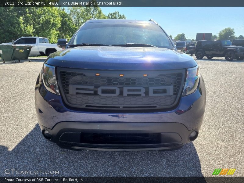 Kona Blue Metallic / Charcoal Black 2011 Ford Explorer XLT 4WD