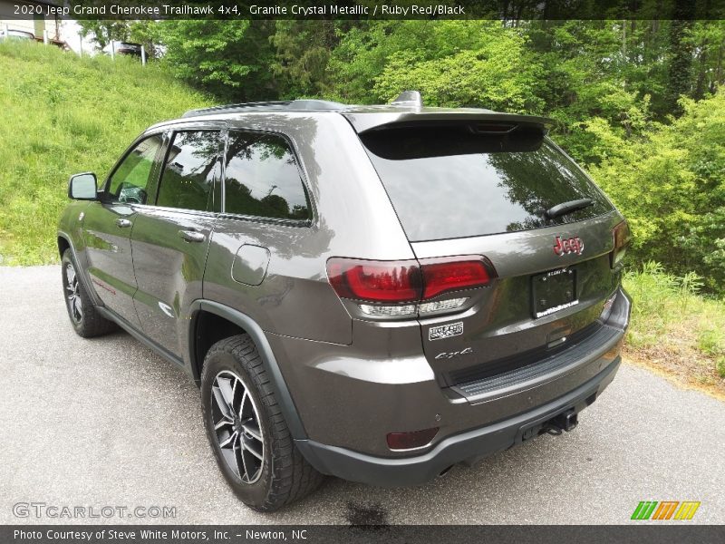 Granite Crystal Metallic / Ruby Red/Black 2020 Jeep Grand Cherokee Trailhawk 4x4