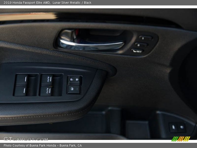 Lunar Silver Metallic / Black 2019 Honda Passport Elite AWD
