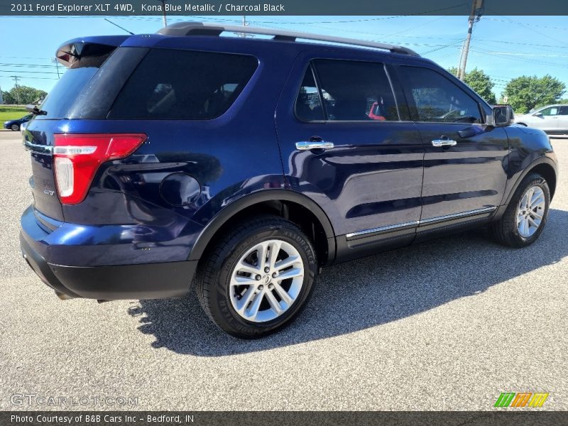 Kona Blue Metallic / Charcoal Black 2011 Ford Explorer XLT 4WD