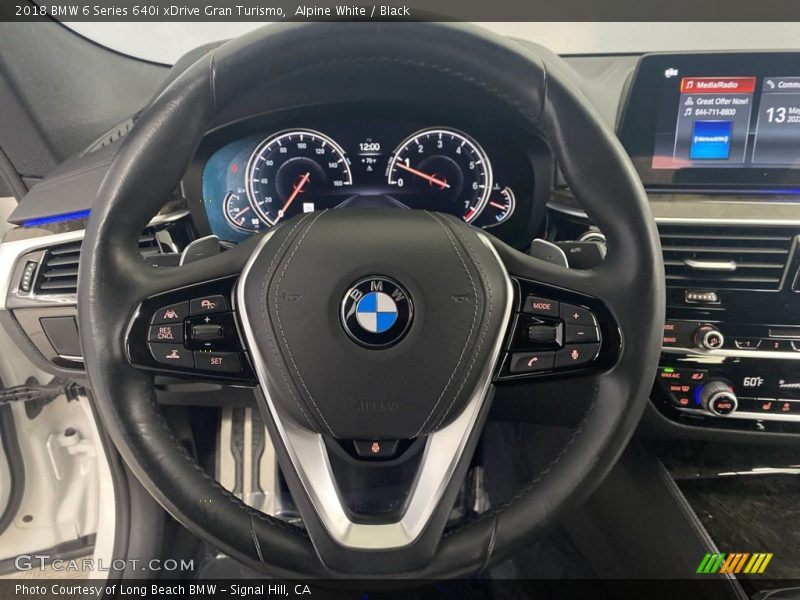 Alpine White / Black 2018 BMW 6 Series 640i xDrive Gran Turismo