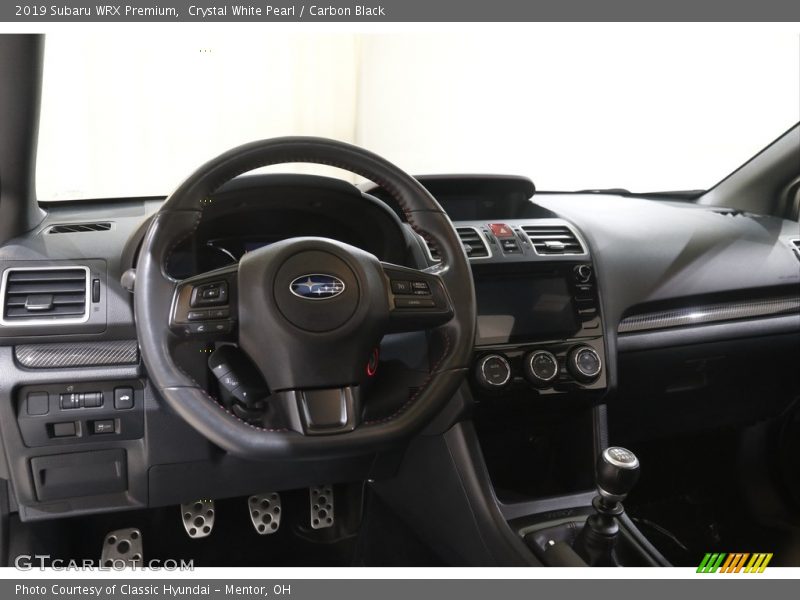 Dashboard of 2019 WRX Premium