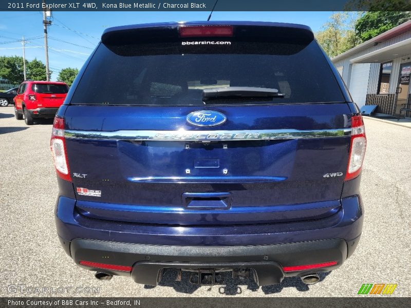 Kona Blue Metallic / Charcoal Black 2011 Ford Explorer XLT 4WD