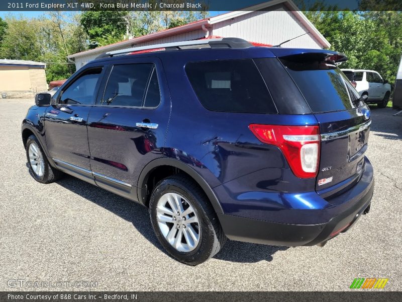 Kona Blue Metallic / Charcoal Black 2011 Ford Explorer XLT 4WD