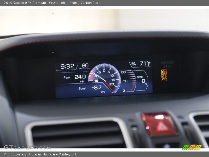  2019 WRX Premium Premium Gauges