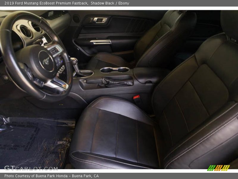 Shadow Black / Ebony 2019 Ford Mustang EcoBoost Premium Fastback