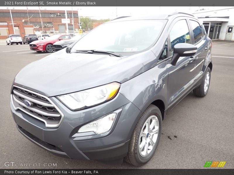 Smoke Metallic / Ebony Black 2021 Ford EcoSport SE