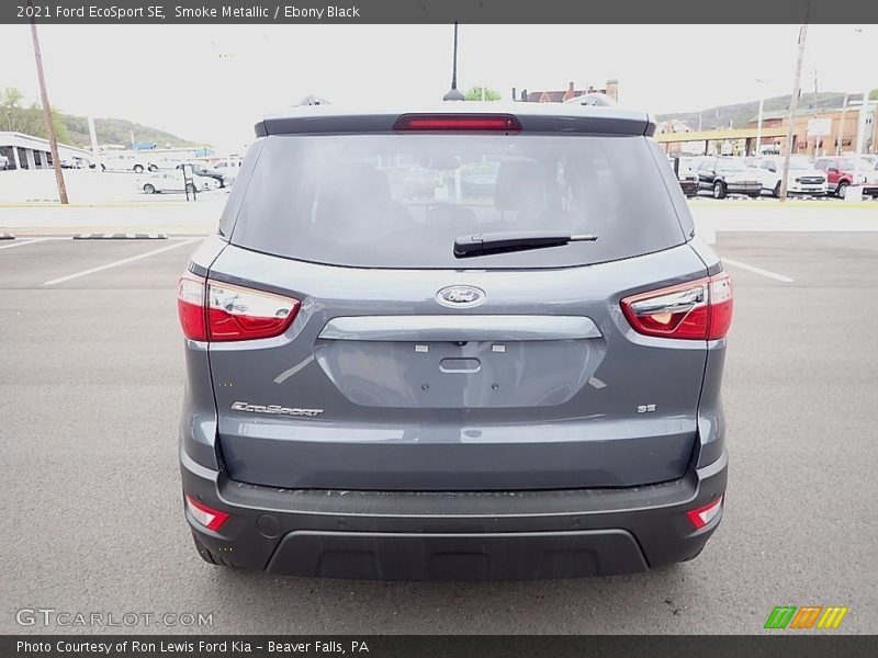Smoke Metallic / Ebony Black 2021 Ford EcoSport SE