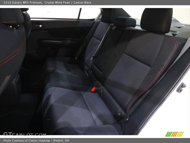 Crystal White Pearl / Carbon Black 2019 Subaru WRX Premium