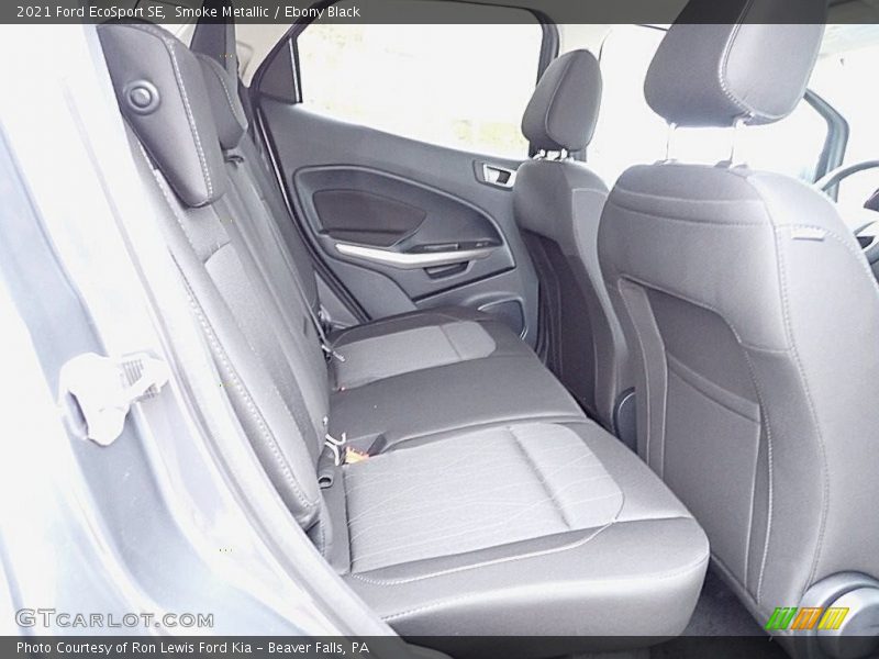 Smoke Metallic / Ebony Black 2021 Ford EcoSport SE