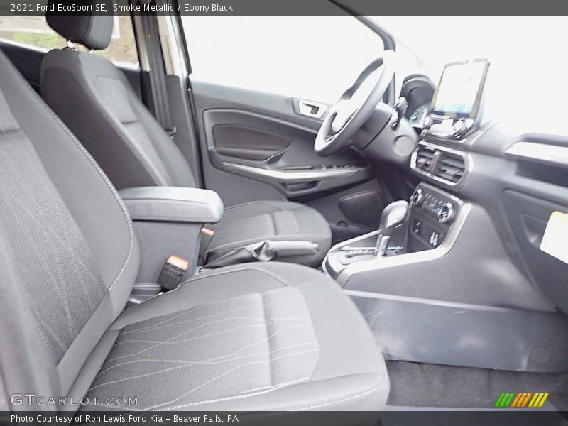 Smoke Metallic / Ebony Black 2021 Ford EcoSport SE