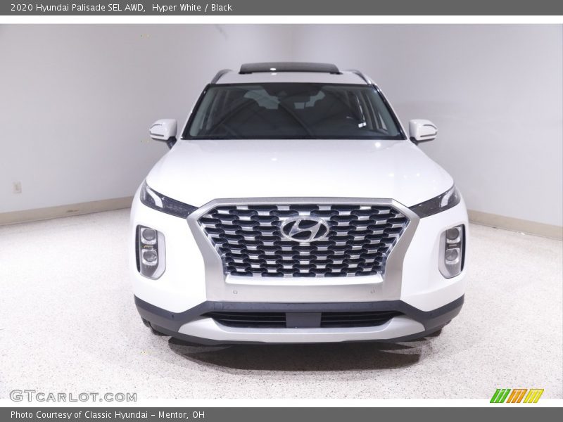 Hyper White / Black 2020 Hyundai Palisade SEL AWD