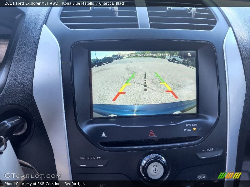 Kona Blue Metallic / Charcoal Black 2011 Ford Explorer XLT 4WD