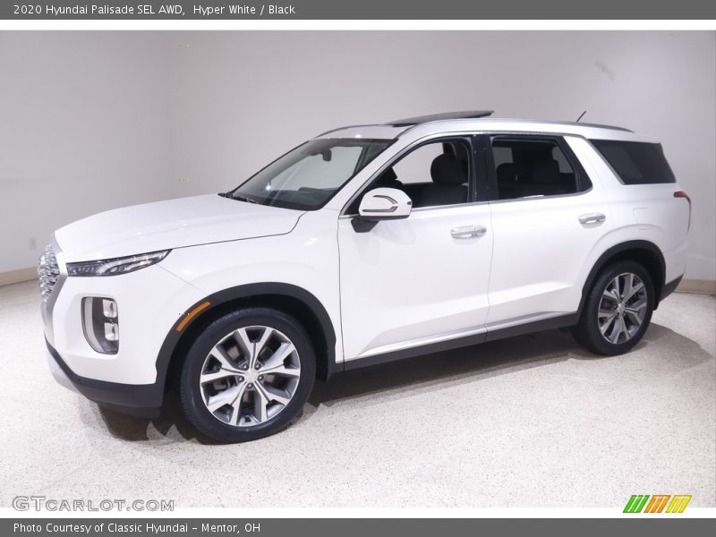 Hyper White / Black 2020 Hyundai Palisade SEL AWD