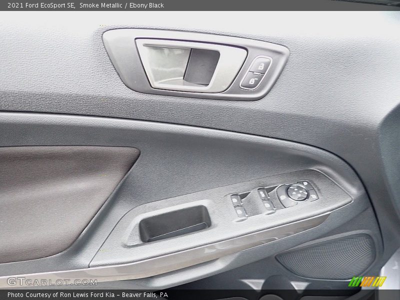 Smoke Metallic / Ebony Black 2021 Ford EcoSport SE