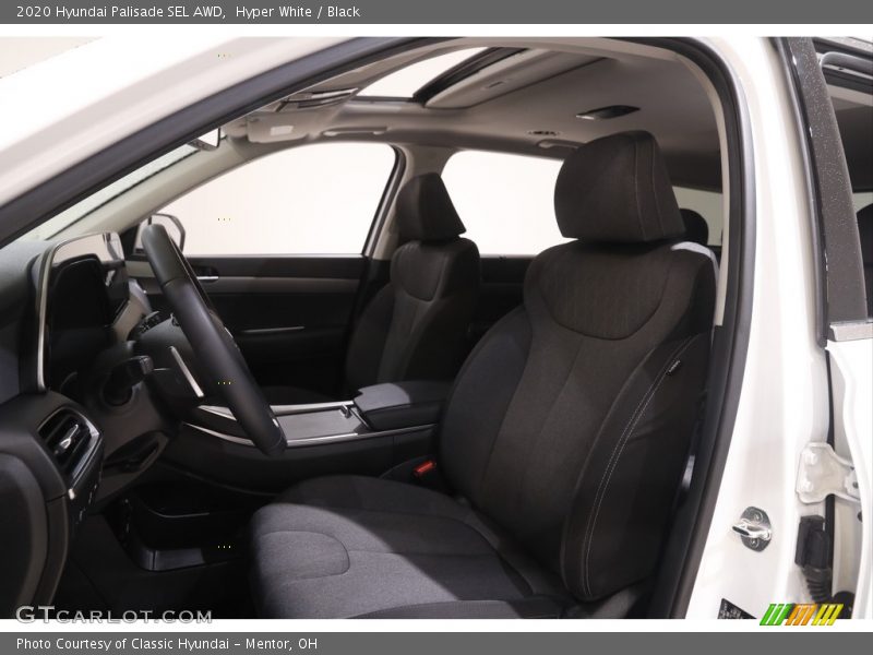 Hyper White / Black 2020 Hyundai Palisade SEL AWD