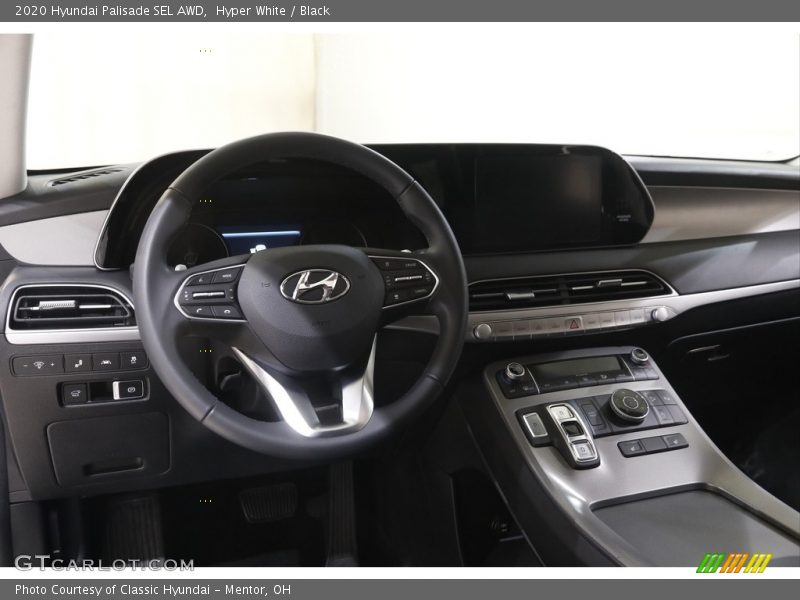 Hyper White / Black 2020 Hyundai Palisade SEL AWD