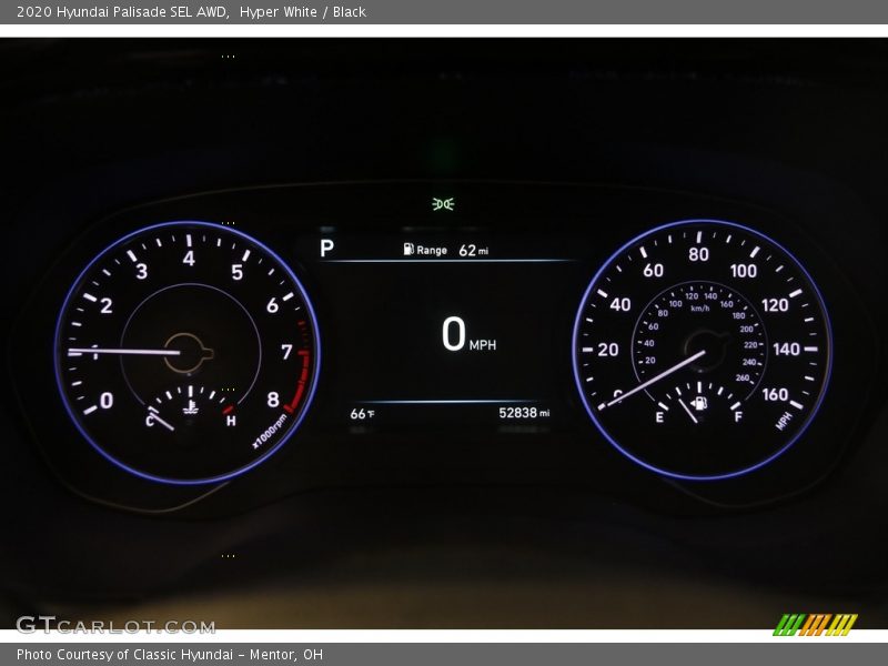 Hyper White / Black 2020 Hyundai Palisade SEL AWD
