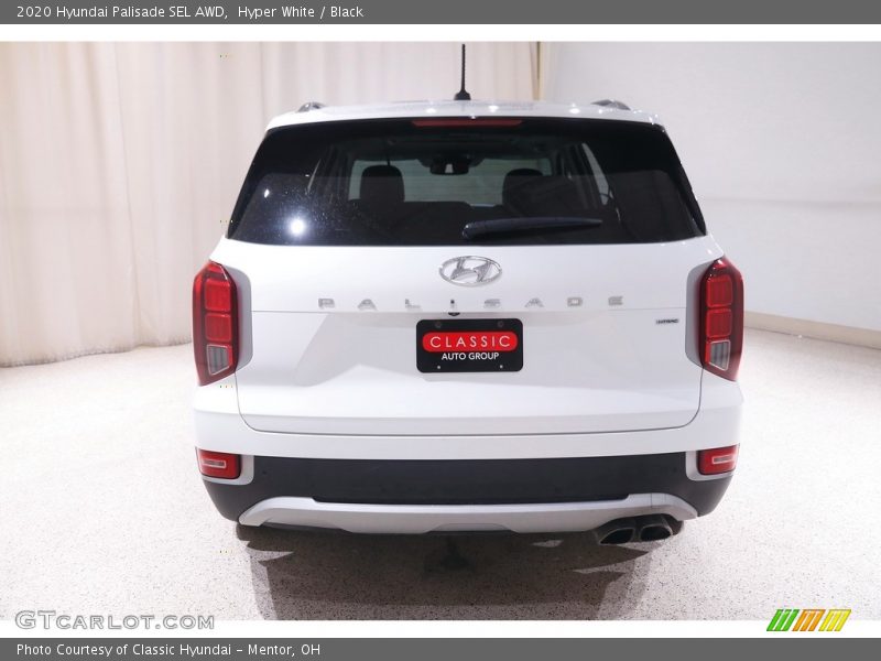 Hyper White / Black 2020 Hyundai Palisade SEL AWD