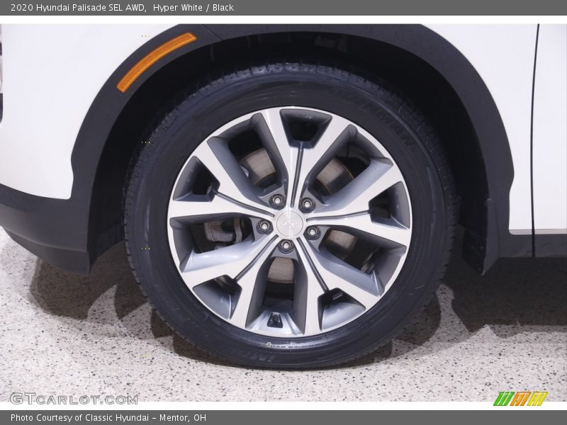 Hyper White / Black 2020 Hyundai Palisade SEL AWD