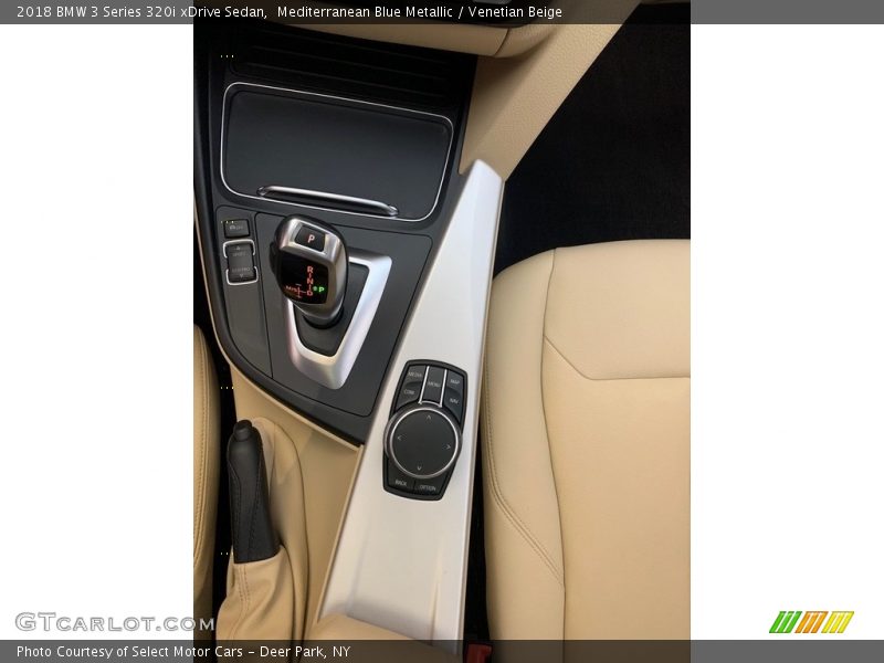 Mediterranean Blue Metallic / Venetian Beige 2018 BMW 3 Series 320i xDrive Sedan