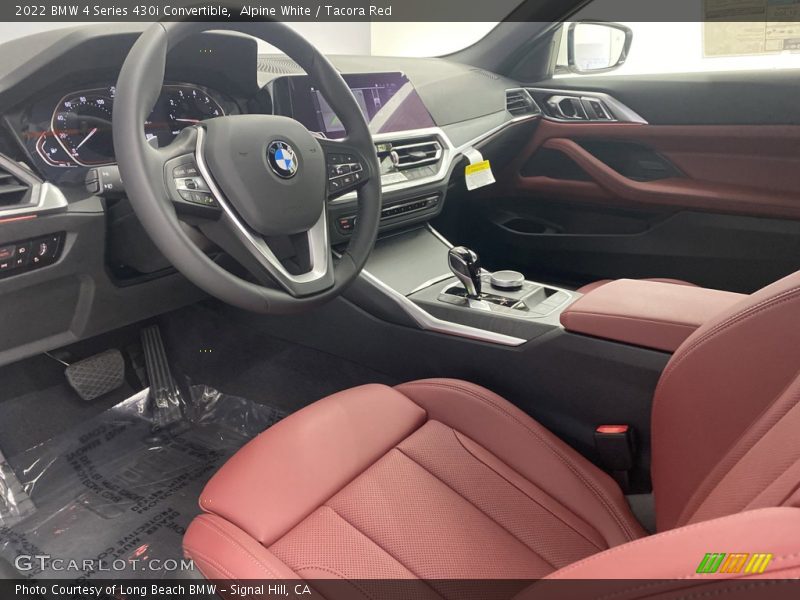  2022 4 Series 430i Convertible Tacora Red Interior