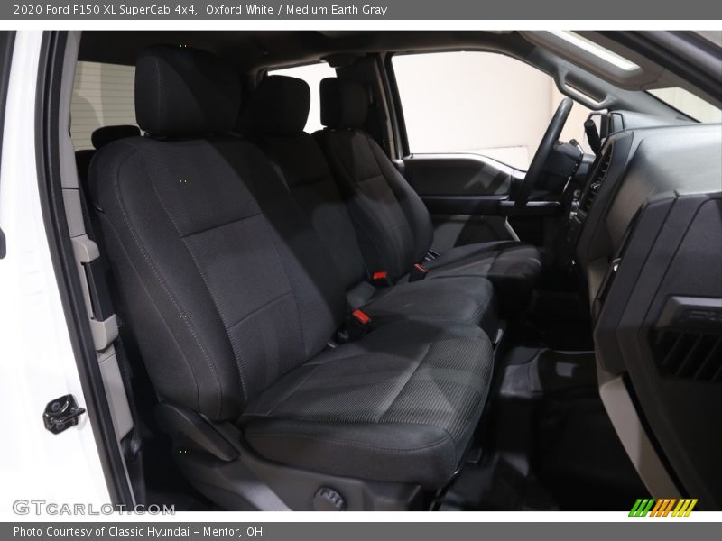 Oxford White / Medium Earth Gray 2020 Ford F150 XL SuperCab 4x4