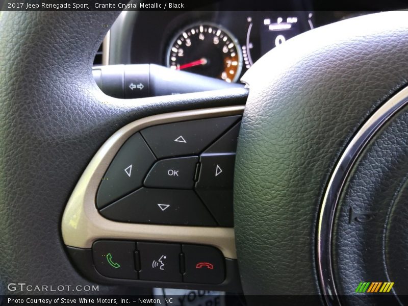 Granite Crystal Metallic / Black 2017 Jeep Renegade Sport